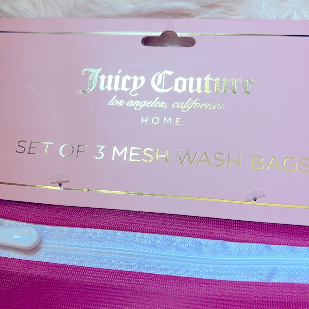 🩷🍒Juicy couture 3pc mesh bag bundle - Picture 3 of 5